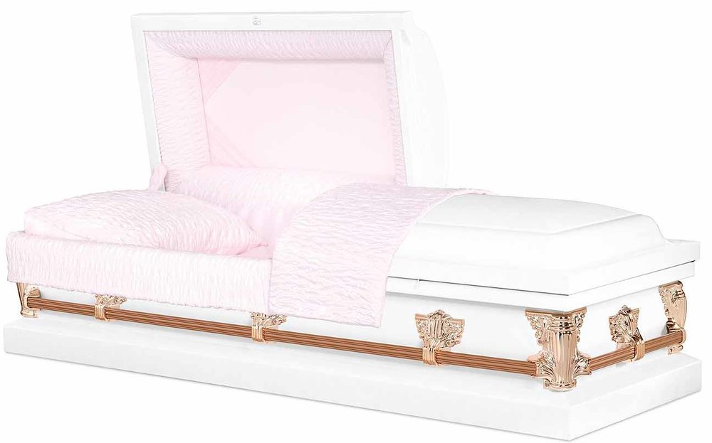 The Sentry White on Pink