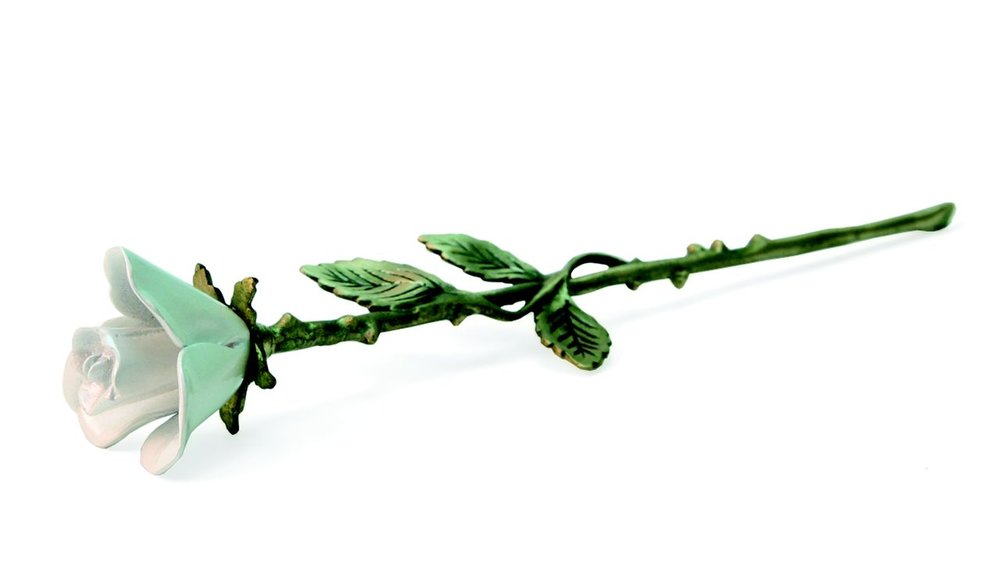 White Rose Stem Keepsake